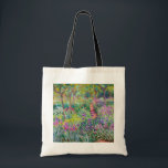 Claude Monet - De Iris Garden in Giverny Tote Bag<br><div class="desc">The Iris Garden at Giverny / The Artists's Garden at Giverny - Claude Monet,  1899-1900</div>