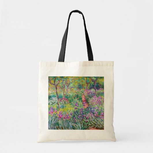 Claude Monet - De Iris Garden in Giverny Tote Bag (Voorkant)