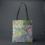 Claude Monet - De Iris Garden in Giverny Tote Bag<br><div class="desc">The Iris Garden at Giverny / The Artists's Garden at Giverny - Claude Monet,  1899-1900</div>