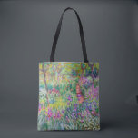 Claude Monet - De Iris Garden in Giverny Tote Bag<br><div class="desc">The Iris Garden at Giverny / The Artists's Garden at Giverny - Claude Monet,  1899-1900</div>