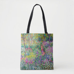 Claude Monet - De Iris Garden in Giverny Tote Bag