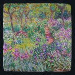 Claude Monet - De Iris Garden in Giverny Trivet<br><div class="desc">The Iris Garden at Giverny / The Artists's Garden at Giverny - Claude Monet,  1899-1900</div>