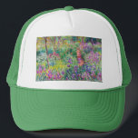Claude Monet - De Iris Garden in Giverny Trucker Pet<br><div class="desc">The Iris Garden at Giverny / The Artists's Garden at Giverny - Claude Monet,  1899-1900</div>