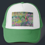 Claude Monet - De Iris Garden in Giverny Trucker Pet<br><div class="desc">The Iris Garden at Giverny / The Artists's Garden at Giverny - Claude Monet,  1899-1900</div>