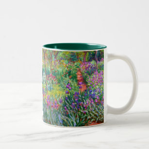 Claude Monet De Iris Garden in Giverny Tweekleurige Koffiemok