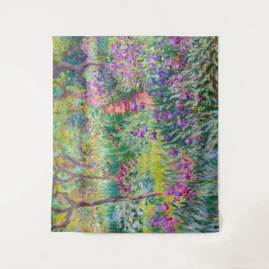 Claude Monet - De Iris Garden in Giverny Wandkleed (Voorkant)