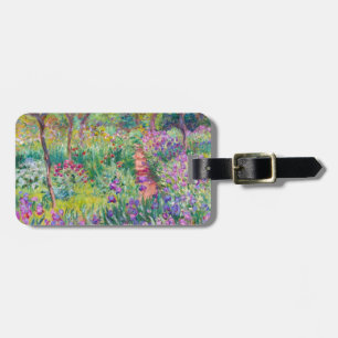 Claude Monet - De Iris Tuin in Giverny Bagagelabel