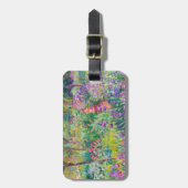 Claude Monet - De Iris Tuin in Giverny Bagagelabel (Voorkant verticaal)