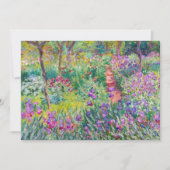 Claude Monet - De Iris Tuin in Giverny Bedankkaart (Voorkant)