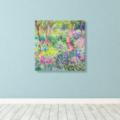 Claude Monet - De Iris Tuin in Giverny Canvas Afdruk (Insitu (Houten vloer))