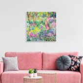 Claude Monet - De Iris Tuin in Giverny Canvas Afdruk (Insitu (Woonkamer))