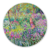 Claude Monet - De Iris Tuin in Giverny Keramische Knop (Voorkant)