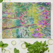 Claude Monet - De Iris Tuin in Giverny Theedoek (Gevouwen)