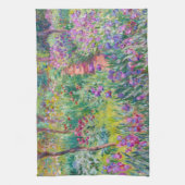 Claude Monet - De Iris Tuin in Giverny Theedoek (Verticaal)