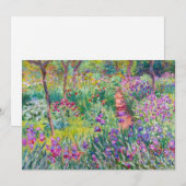 Claude Monet - De Irisentuin in Giverny Bedankkaart (Voorkant / Achterkant)