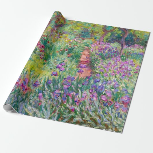 Claude Monet - De Irisentuin in Giverny Cadeaupapier (Uitgerold)