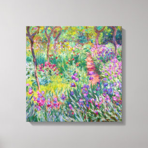 Claude Monet - De Irisentuin in Giverny Canvas Afdruk