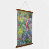 Claude Monet - De Irisentuin in Giverny Hangend Wandkleed (Gebogen)