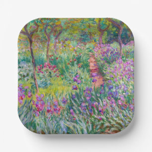 Claude Monet - De Irisentuin in Giverny Papieren Bordje
