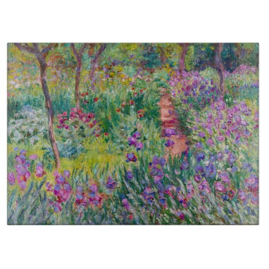 Claude Monet - De Irisentuin in Giverny Snijplank (Voorkant)