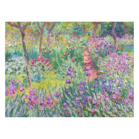 Claude Monet - De Irisentuin in Giverny Tafelkleed (Voorkant (Horizontaal))