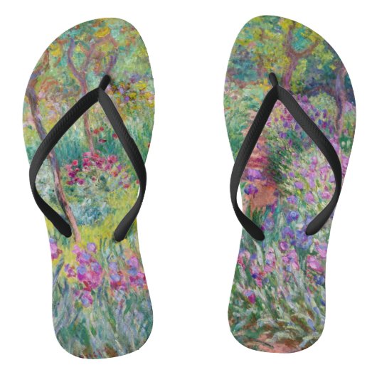 Claude Monet - De Irisentuin in Giverny Teenslippers (Voetbed)