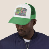 Claude Monet - De Irisentuin in Giverny Trucker Pet (In situ)