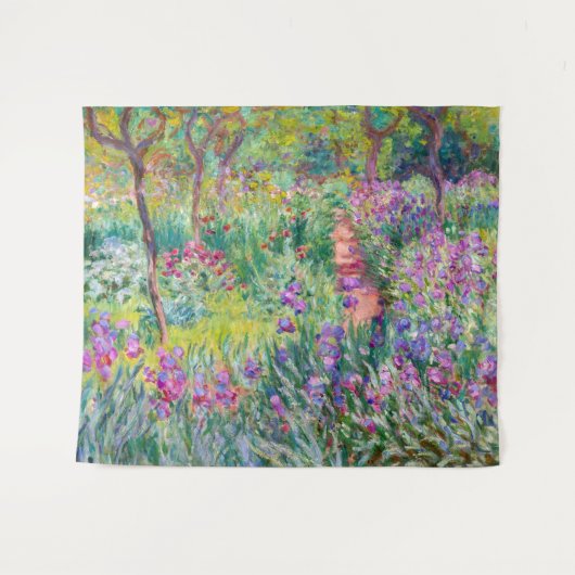 Claude Monet - De Irisentuin in Giverny Wandkleed (Voorkant (horizontaal))
