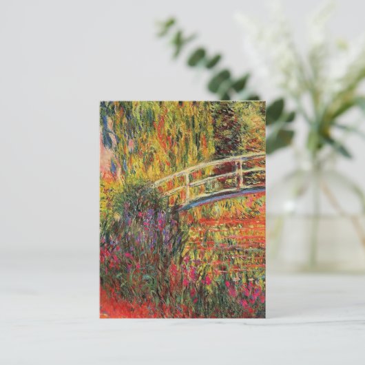 Claude Monet, De Japanse Brug, Briefkaart (Staand voorkant)