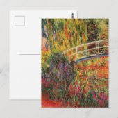 Claude Monet, De Japanse Brug, Briefkaart (Voorkant / Achterkant)