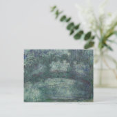 Claude Monet - De Japanse brug Briefkaart (Staand voorkant)