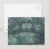 Claude Monet - De Japanse brug Briefkaart (Voorkant / Achterkant)