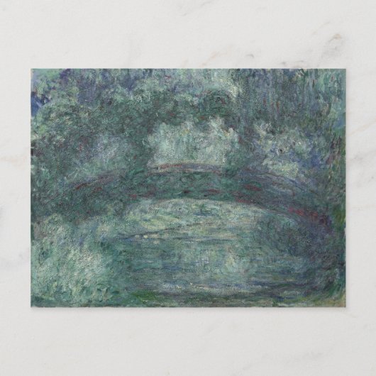 Claude Monet - De Japanse brug Briefkaart (Voorkant)