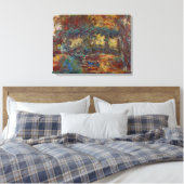 Claude Monet | De Japanse brug Canvas Afdruk (Insitu (Slaapkamer))