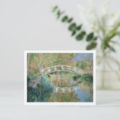 Claude Monet | de Japanse Brug, Giverny Briefkaart (Staand voorkant)