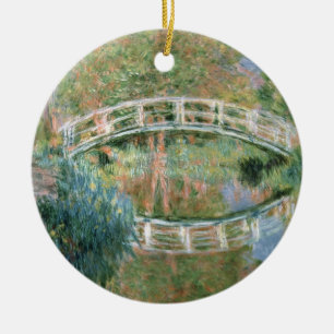 Claude Monet   De Japanse brug, Giverny Keramisch Ornament
