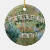 Claude Monet | De Japanse brug, Giverny Keramisch Ornament (Achterkant)