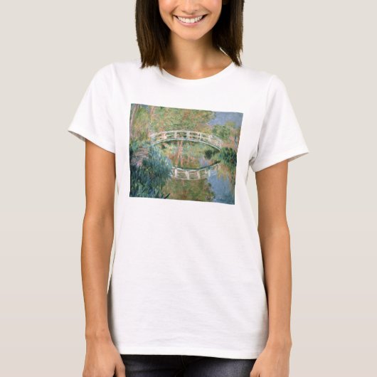 Claude Monet | De Japanse brug, Giverny T-shirt (Voorkant)