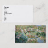 Claude Monet | De Japanse brug, Giverny Visitekaartje (Voorkant / Achterkant)