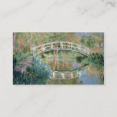 Claude Monet | De Japanse brug, Giverny Visitekaartje (Achterkant)