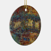 Claude Monet | De Japanse brug Keramisch Ornament (Rechts)