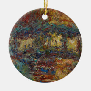 Claude Monet   De Japanse brug Keramisch Ornament