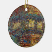 Claude Monet | De Japanse brug Keramisch Ornament (Links)