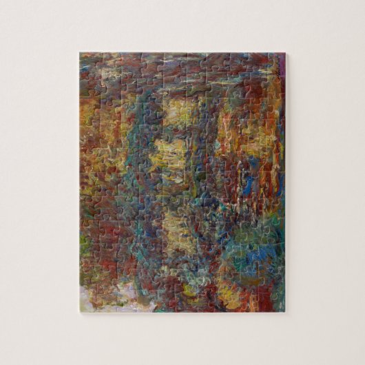 Claude Monet | De Japanse brug Legpuzzel (Verticaal)