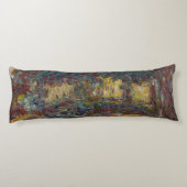 Claude Monet | De Japanse brug Lichaamskussen (Achterkant)