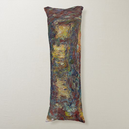 Claude Monet | De Japanse brug Lichaamskussen (Voorkant Verticaal)