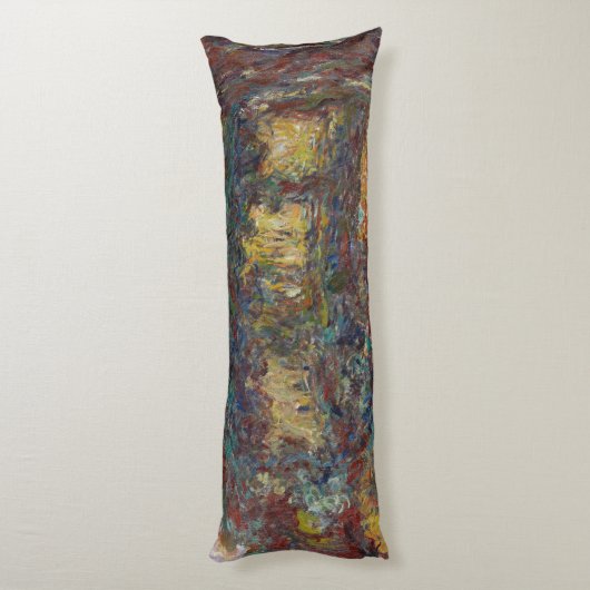 Claude Monet | De Japanse brug Lichaamskussen (Achterkant (Verticaal))