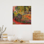 Claude Monet, De Japanse Brug, Poster (Keuken)
