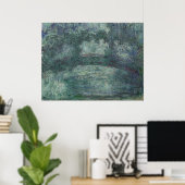 Claude Monet - De Japanse brug Poster (Thuiskantoor)