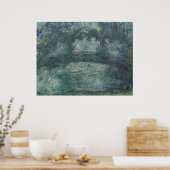 Claude Monet - De Japanse brug Poster (Keuken)